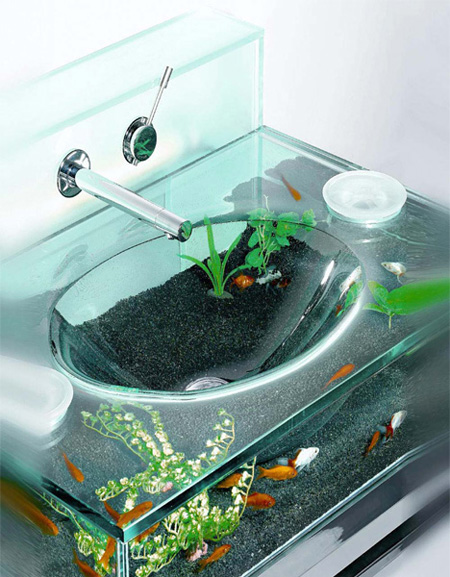 Bathroom Sink Fish Tank